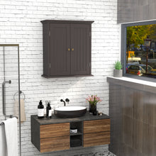 Load image into Gallery viewer, ChooChoo Bathroom Wall Cabinet, Over The Toilet Space Saver Storage Cabinet, Medicine Cabinet with 2 Door and Adjustable Shelves, Cupboard