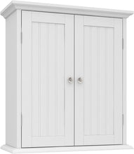 Load image into Gallery viewer, ChooChoo Bathroom Wall Cabinet, Over The Toilet Space Saver Storage Cabinet, Medicine Cabinet with 2 Door and Adjustable Shelves, Cupboard