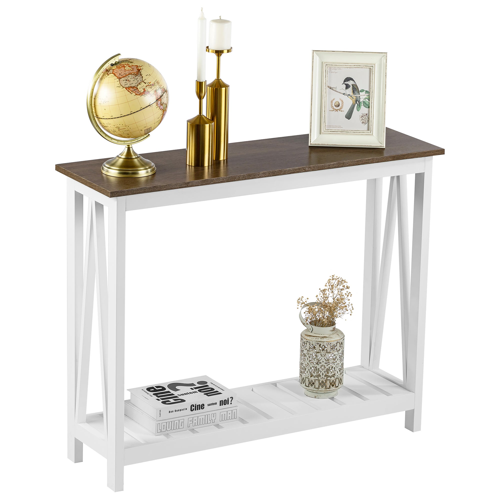 ChooChoo Console Table for Entryway Sofa Tables Living Room Farmhouse ...